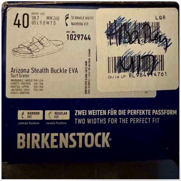 Birkenstock Light Blue Sandals - Picture 5 of 6